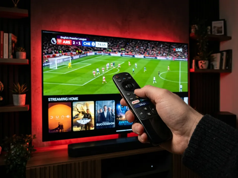 UK IPTV Setup Guides: Controlling smart TV and tablet with seamless electronic guide navigation