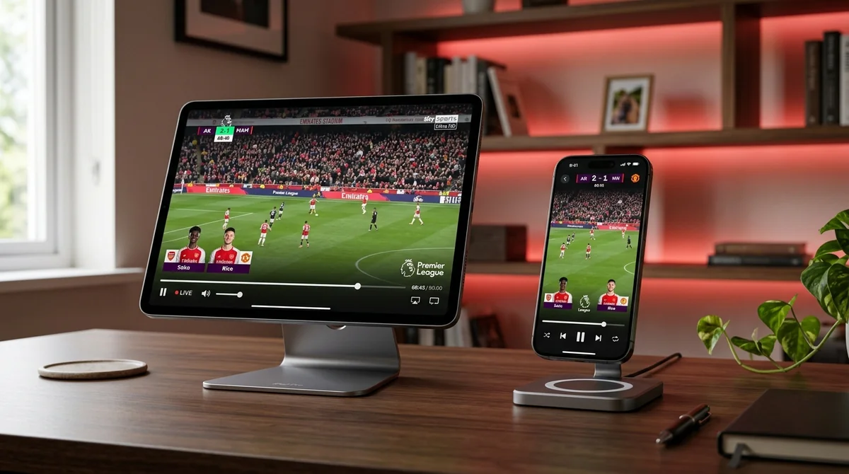 IPTV on iPhone & iPad: Apple iPad Pro and iPhone 16 streaming live 50fps UK Premier League sports