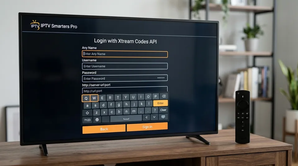 IPTV Smarters Pro Desktop: Xtream Codes login on Windows PC and MacBook for live channel streaming
